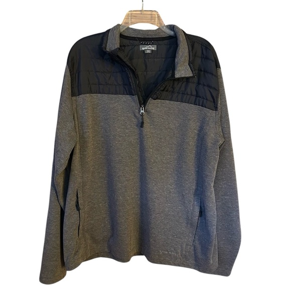 Eddie Bauer Black and Gray Pullover - Picture 1 of 6